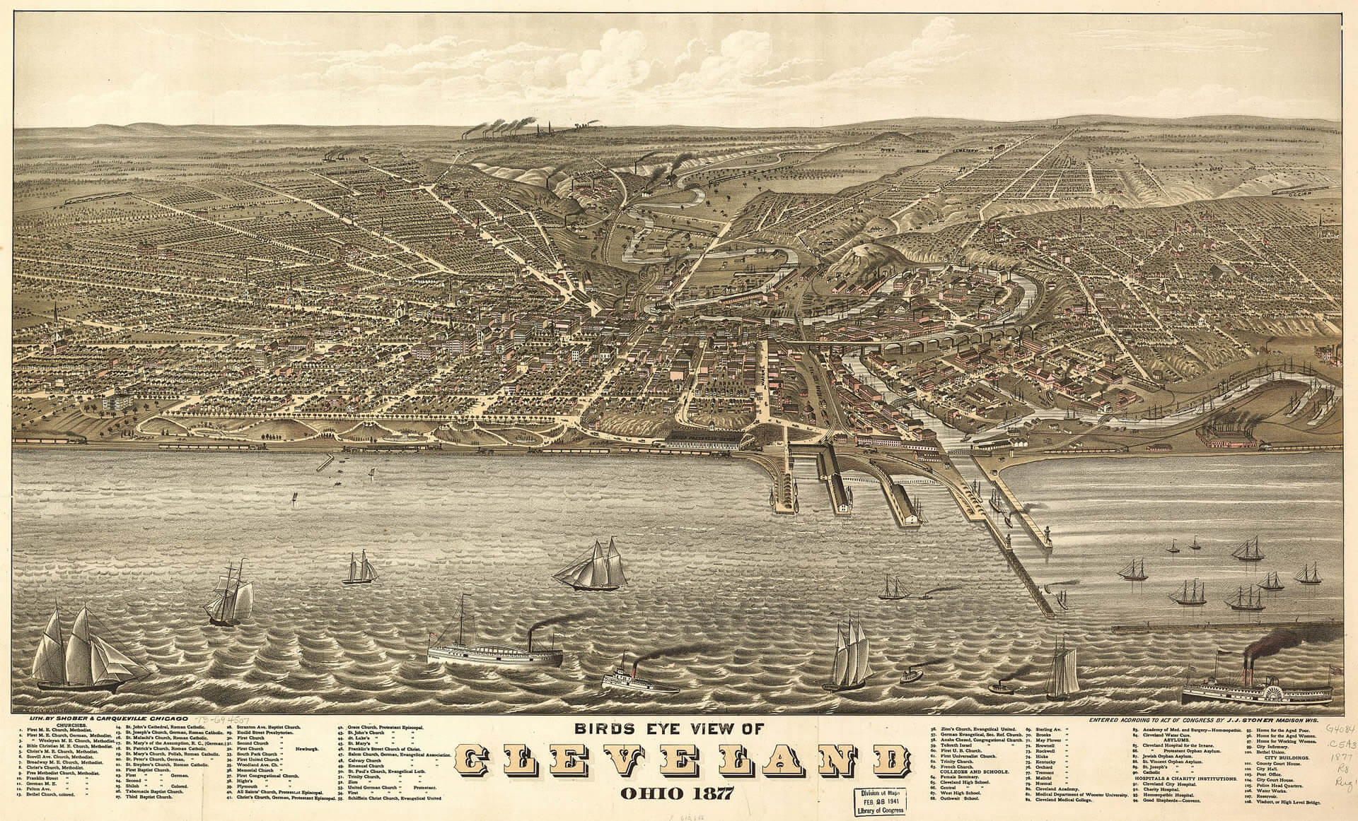 Cleveland Ohio 1877